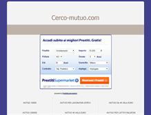 Tablet Screenshot of cerco-mutuo.com